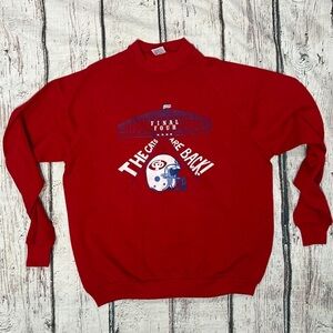 Vintage 90s Houston Texas Final Four Highschool Football 1992 Sweatshirt